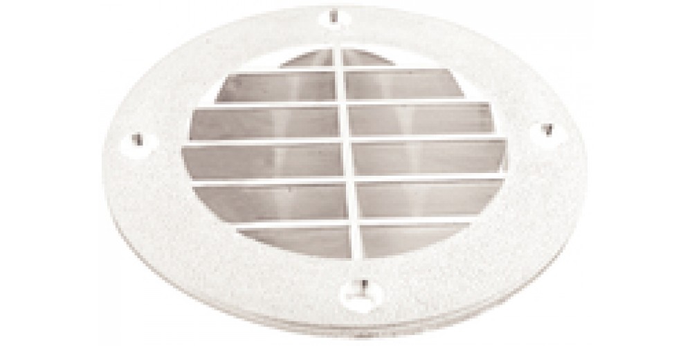 Th Marine Louvered Vent Cover - Wht