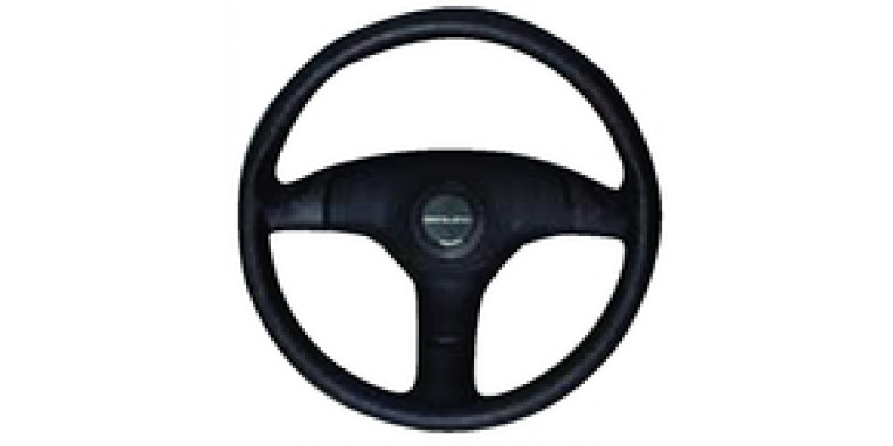 Uflex Steering Wheel-Black 3-Spoke