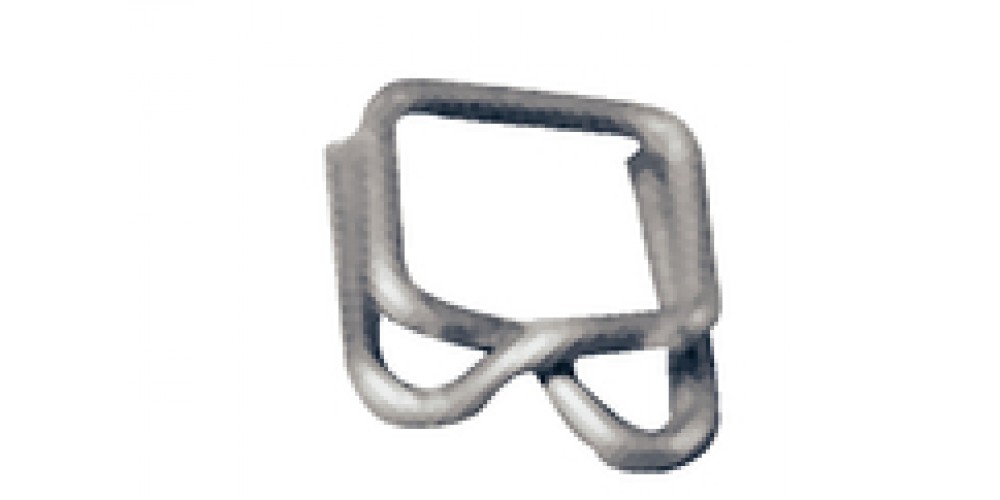 Shrinkwrap Accessories 1/2 Metal Buckles (100/Bg) W