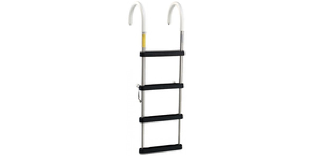 Garelick 4 Step Teles Pontoon Ladder