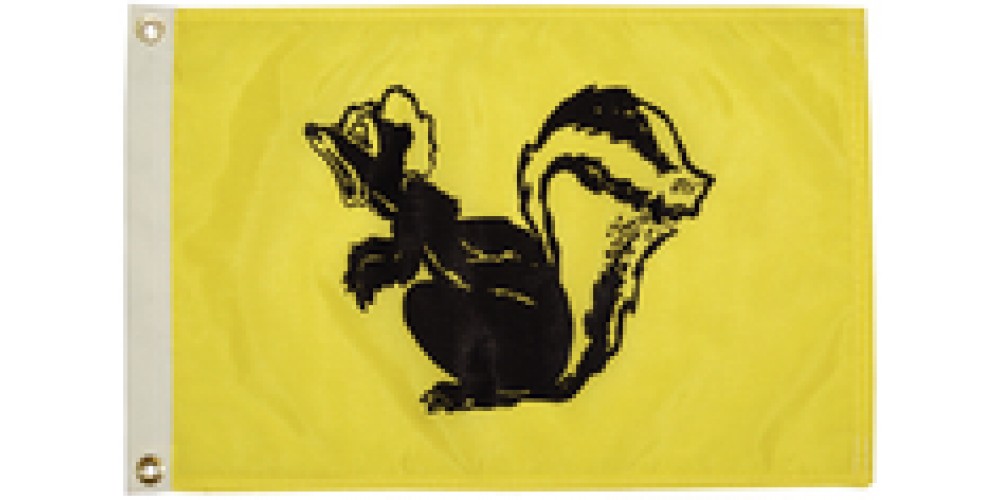 Taylor Flag 12Inx18In Nylon Glo Skunk
