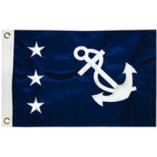 Taylor Flag 12Inx18In Past Commodore