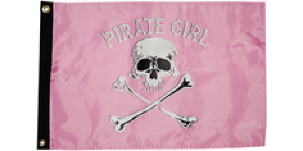 Taylor Pirate Girl 12X18 Nylon Flag