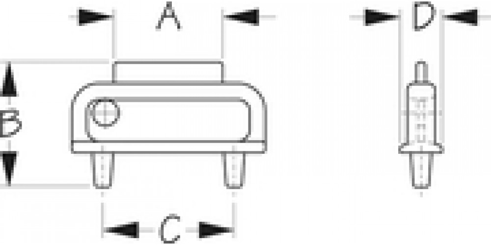 SEADOG Nylon Deck Plate Key