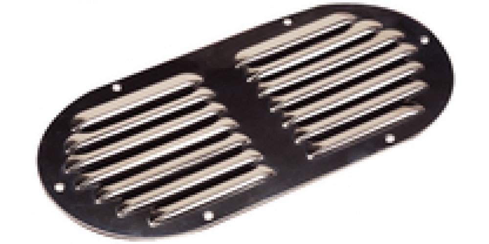 SEADOG Stainless Louvered Vent - Oval