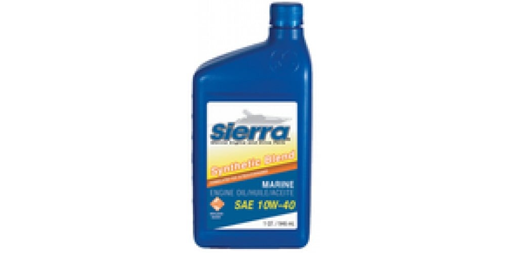 Sierra Oil 10W40 Fcw Semi Syn Qt @12