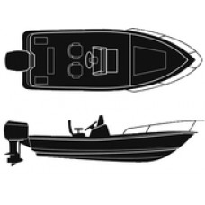 Seachoice 18'6 V-Hull Ctr Con Boat Cov