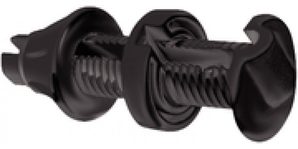 Seachoice Cable Thru-Hull Fitting-Black