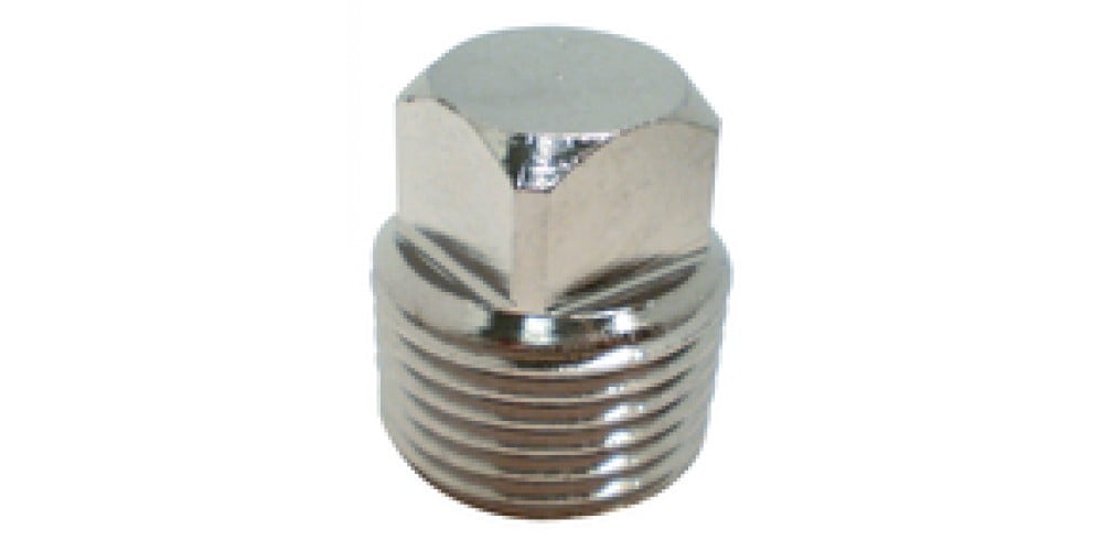 Seachoice Chrome Brass Plug Only-1/2