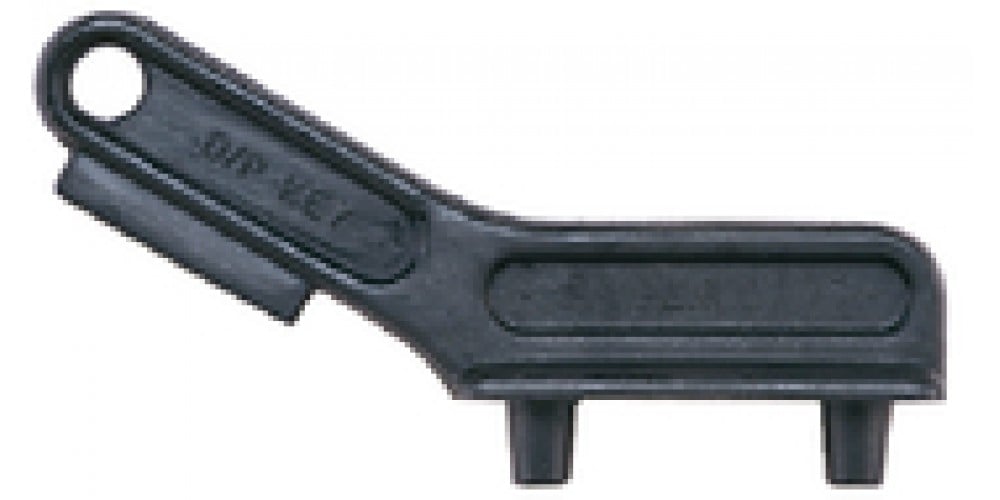 Seachoice Deck Plate Key-Black Polycarb