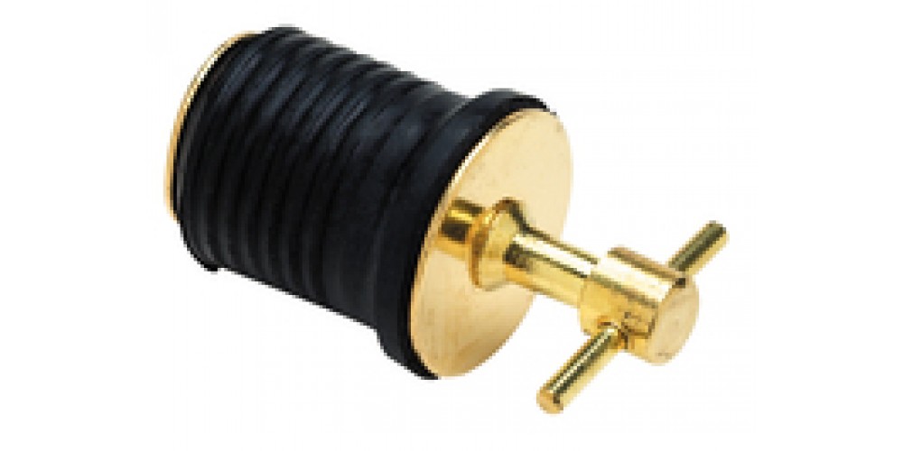 Seachoice Drain Plug-1 1/4 -Twist-Brass