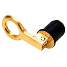 Seachoice Drain Plug-1 Snap Lock-Brass
