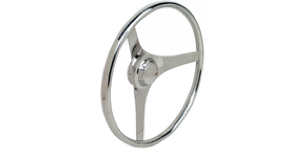Seachoice Flat Spoke Steering Wheel 15In