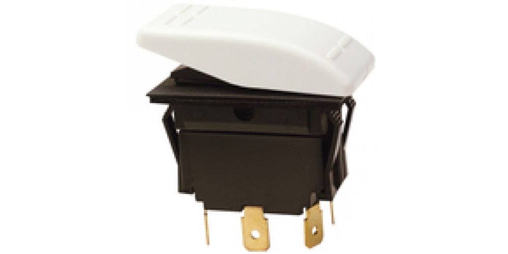 Seachoice Rock Switch On-Off-On Dpdt Wht