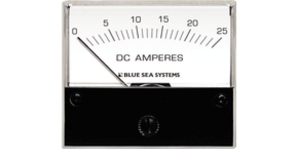 Blue Sea Systems Ammeter Analog 0-25A Dc