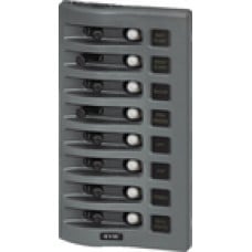 Blue Sea Systems Panel Wd 12Vdc Clb 8Pos Gray