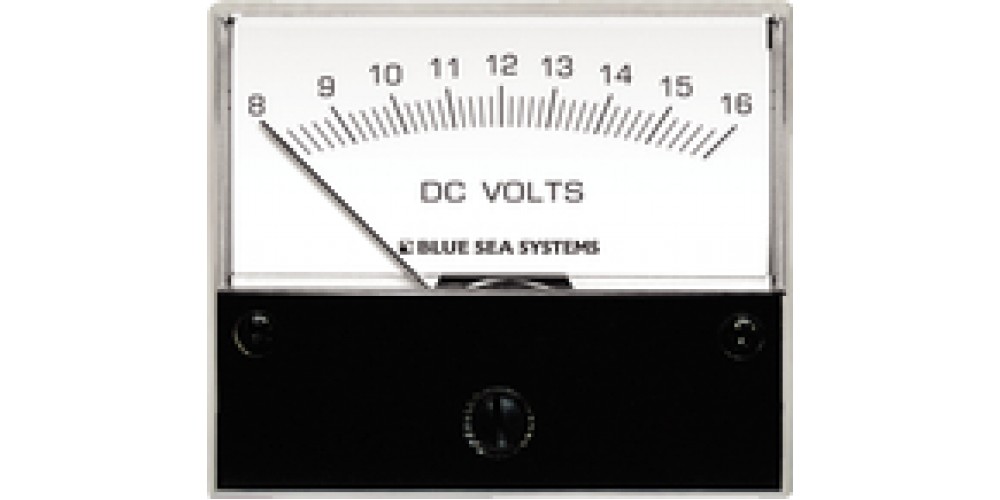 Blue Sea Systems Voltmeter Analog 8-16 Vdc