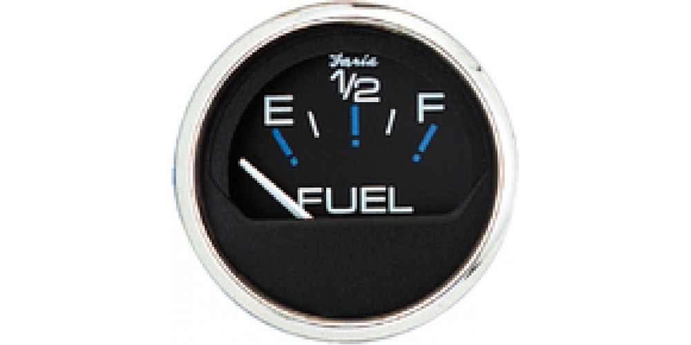 Faria Ches S/S Blk Fuel Level Gauge