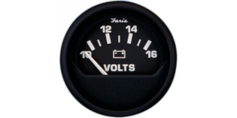 Faria Euro Voltmeter 10-16V For Al