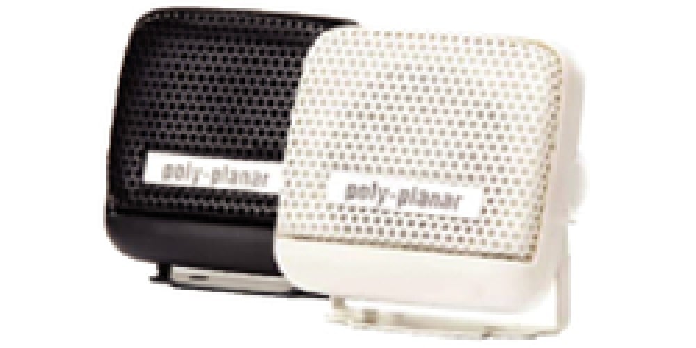 Polyplanar 2-1/2 White Vhf Ext Speaker