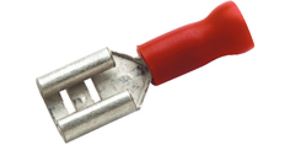 Pacer Electronics Red 1/4 Tab Fem Term 22-1 C