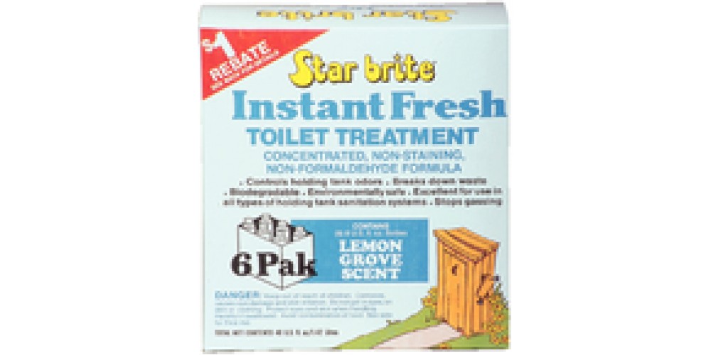STARBRITE Instfresh Toil Treat Lem 6/Bx