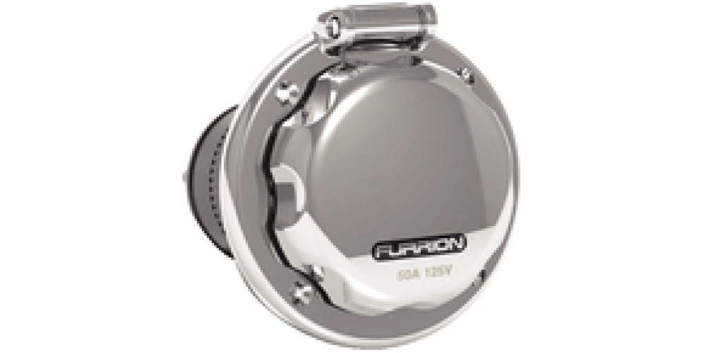 Furrion 50A 250V Stainless Steel Inlet