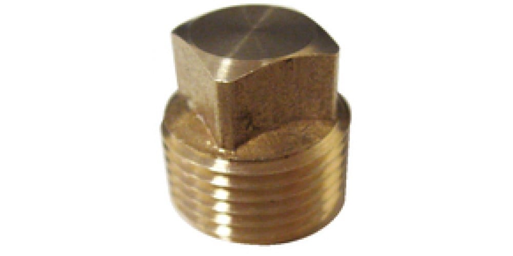 Handiman Brass Plug Square Head 1/2 In.