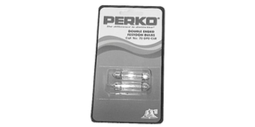 Perko 12V-10W Festoon Bulb (2/Cd)