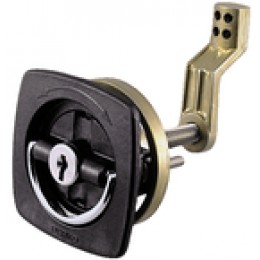 Perko 2-1/2X2-1/2 Black Flush Lock