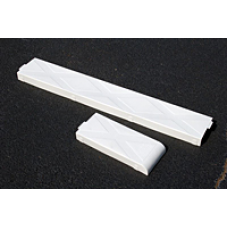 Tie Down Bunk Glide- Ons 2"X6" 16Ft White
