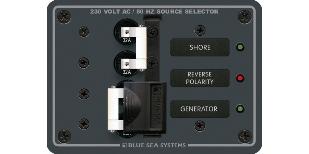 Blue Sea Panel 230Vac Source Select