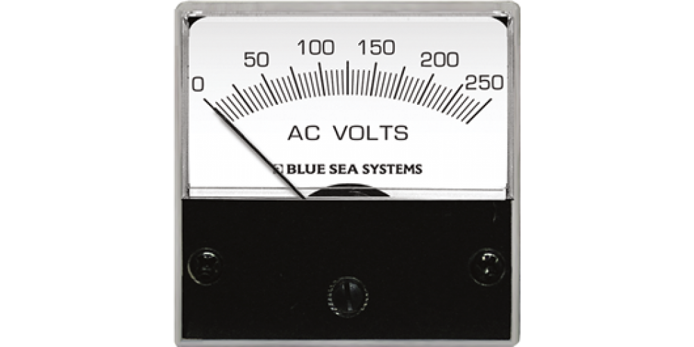 Blue Sea Voltmeter Ac Analog Micrometer