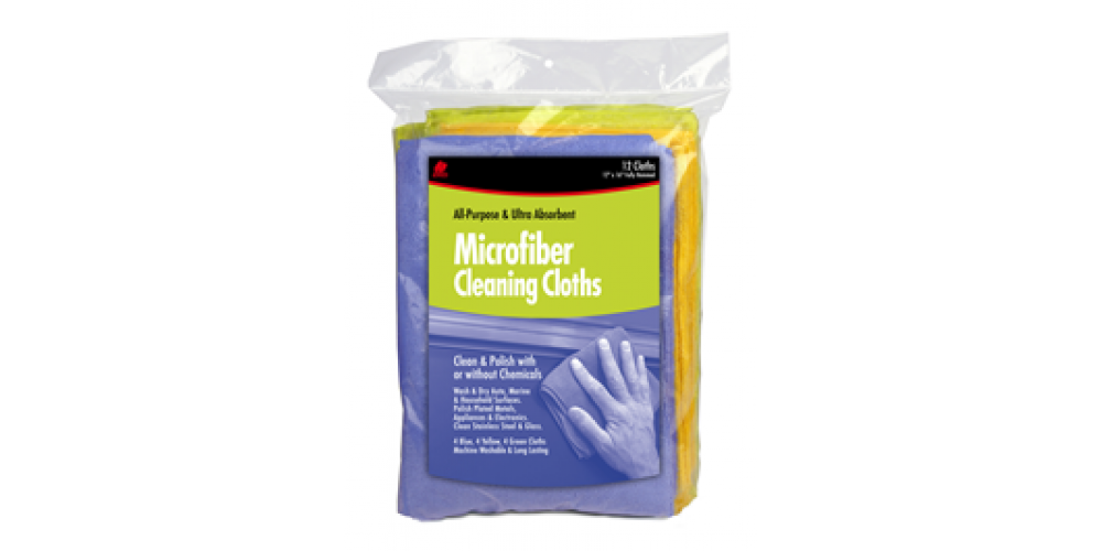 Buffalo Clean Cloth Microfiber 12X16 12P