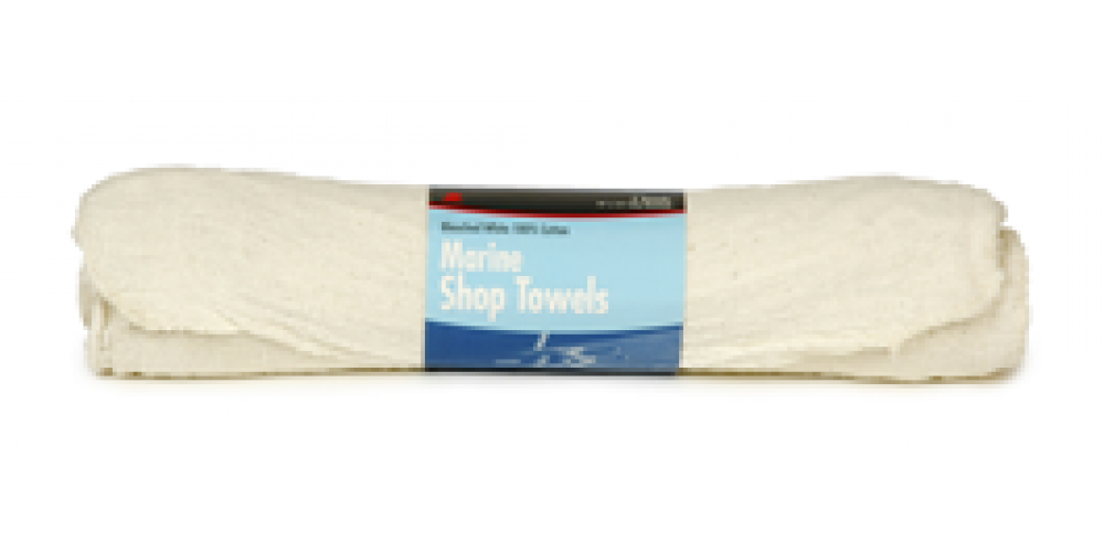 Buffalo Marine Shop Towel White 7/Pk