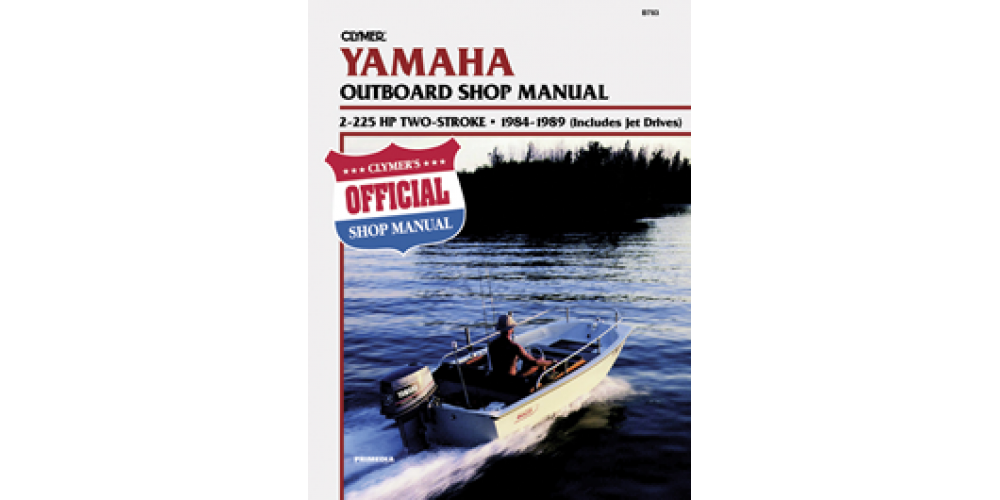 Clymer Manual Yamaha 1984-89 O/B 2-225Hp