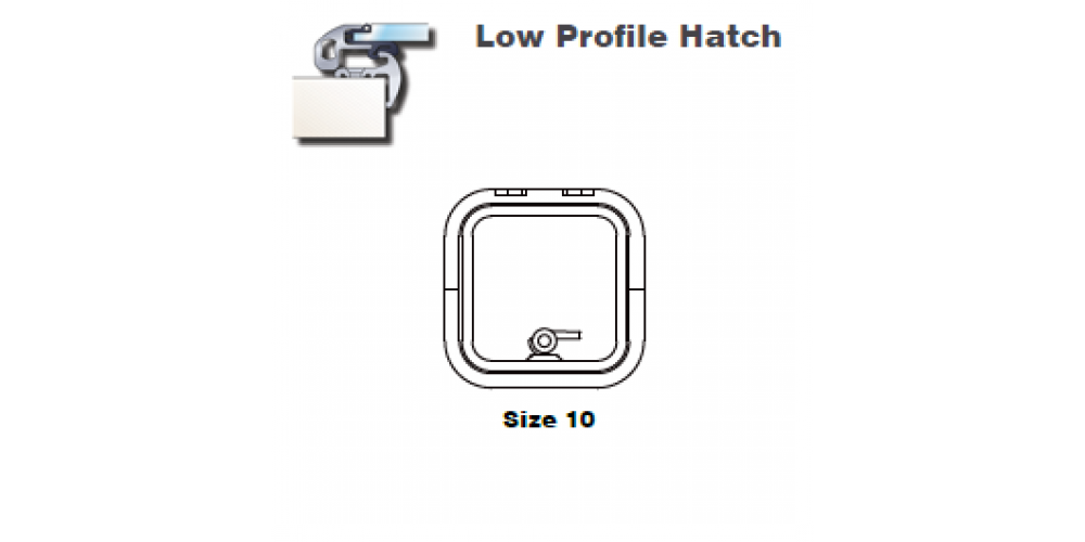 Lewmar Hatch Lo-Profile Size 10