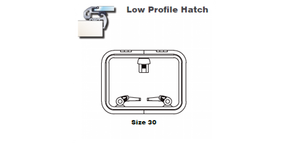 Lewmar Hatch Lo-Profile Size 30