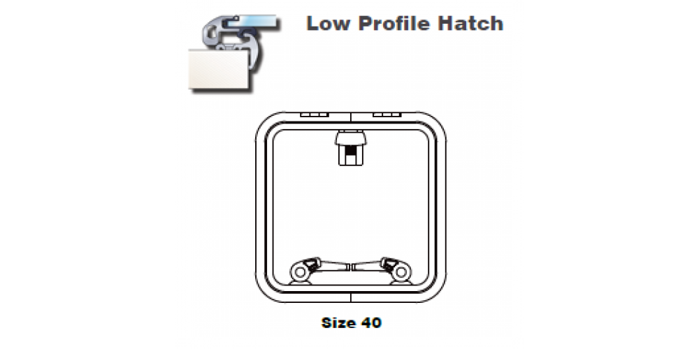 Lewmar Hatch Lo-Profile Size 40