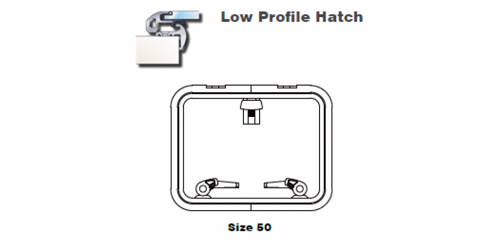 Lewmar Hatch Lo-Profile Size 50