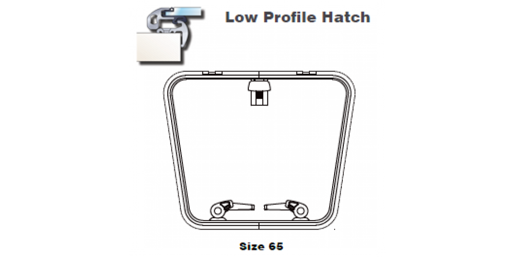 Lewmar Hatch Lo-Profile Size 65