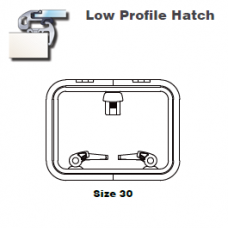 Lewmar Hatch Lo-Profile W/Stay 30