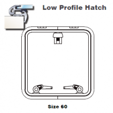 Lewmar Hatch Lo-Profile W/Stay 60