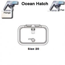 Lewmar Hatch Ocean 20 Flat Base