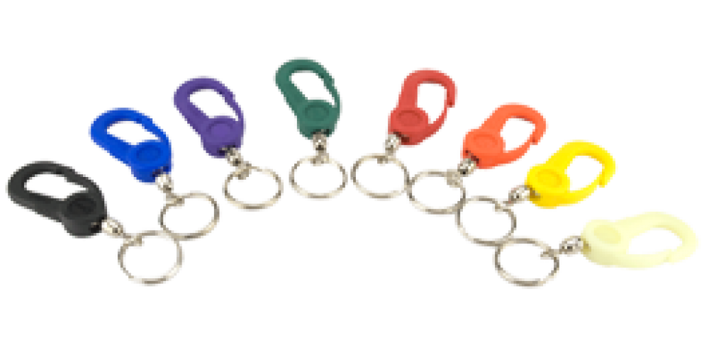 Scotty Key Chain Snap Hook Purple
