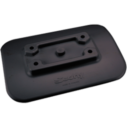 Scotty Pad Glue-On For Inflatable Black