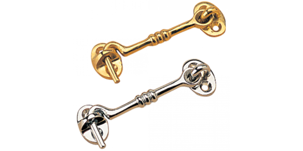 Seadog Hook Door Chrome/Brass 2"