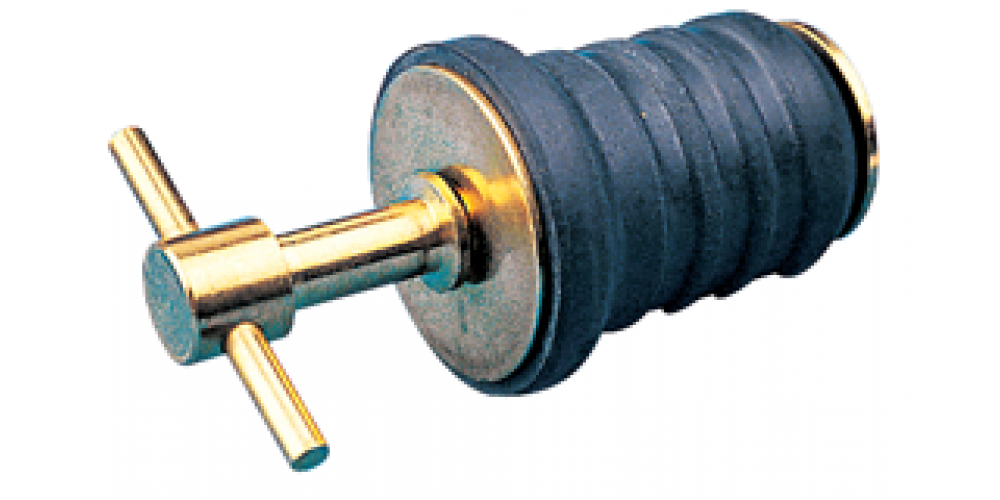 Seadog Plug Drain 1" T-Handle Brass