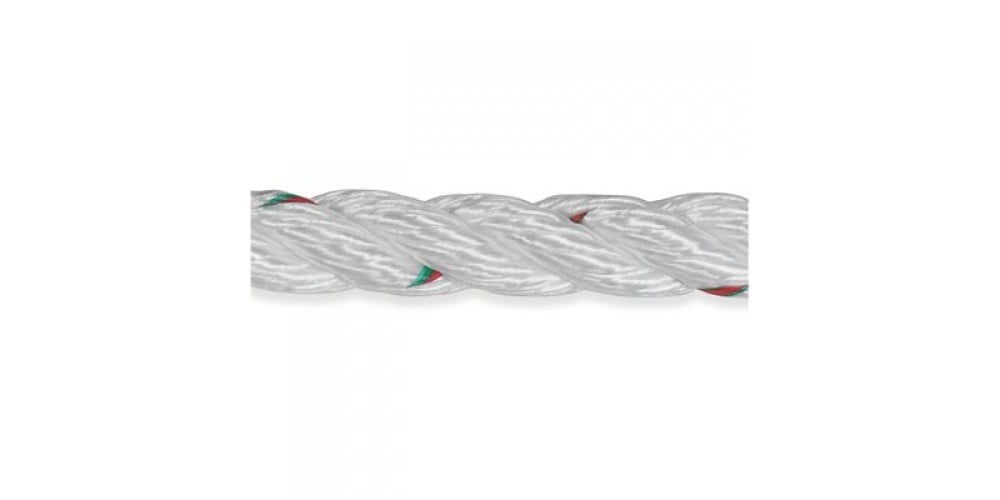 Samson Proset 3 Strand 1/2 Inch Nylon Rope Per Foot