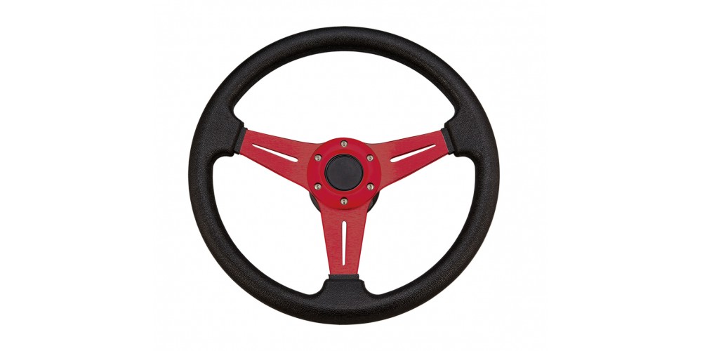 Victory Steering Wheel 3 Spoke Red